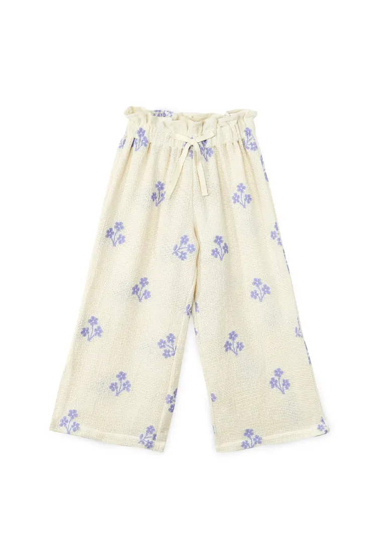 Mipounet Sandrine Pants - Ecru/Blue