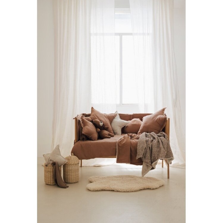 Babyshower Hart Kussen - Caramel Glacé