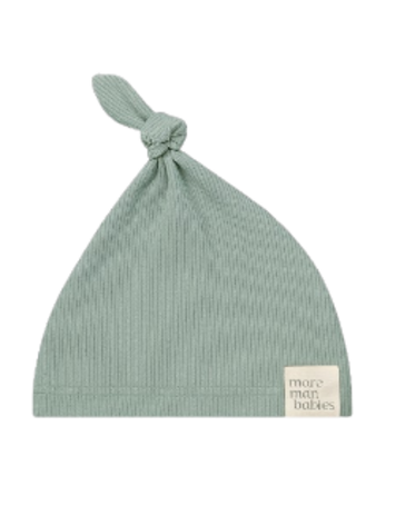 More Than Babies Baby Hat - Mint Rib