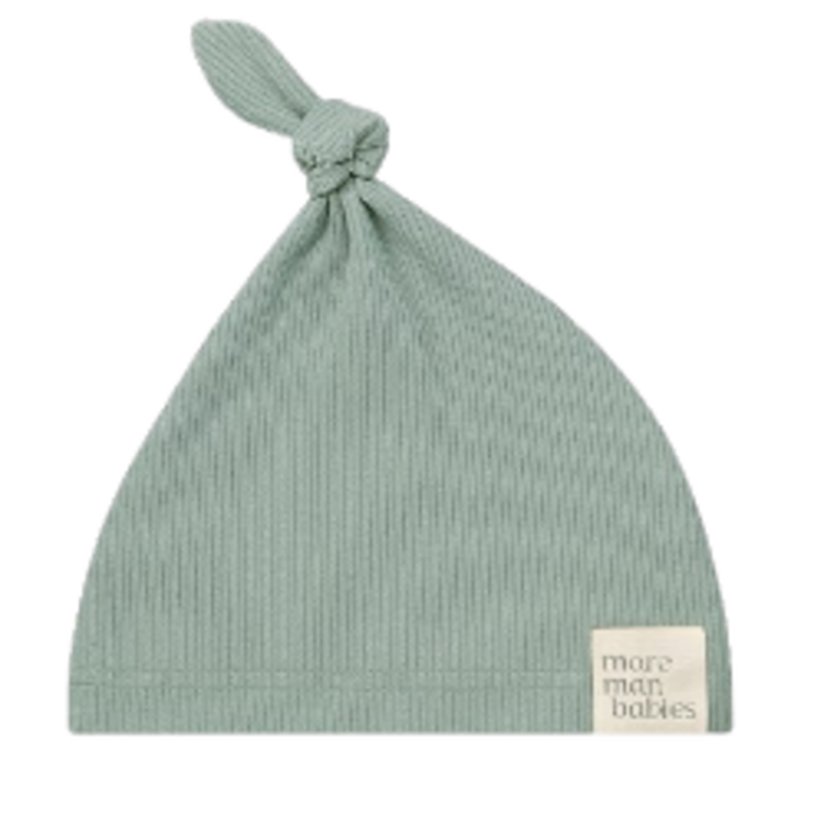 More Than Babies Baby Hat - Mint Rib