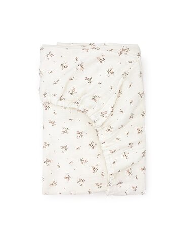 Babyshower Crib Fitted Sheet - Roseberry