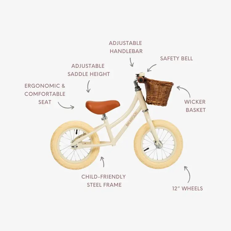 Banwood Balance Bike Vintage - Cream