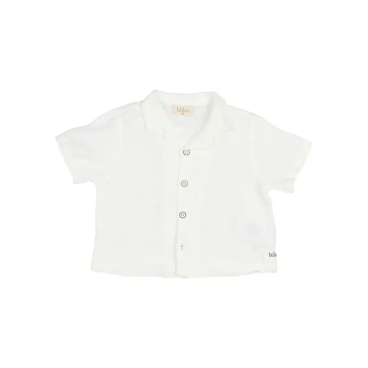 Buho Linen Shirt - White