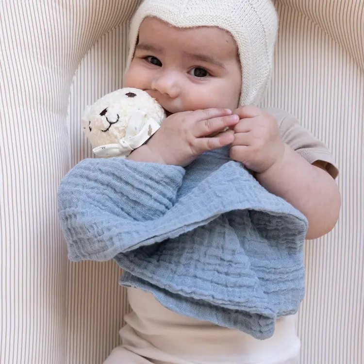 Cam Cam Copenhagen Cuddle Cloth Bear - Florentine Blue