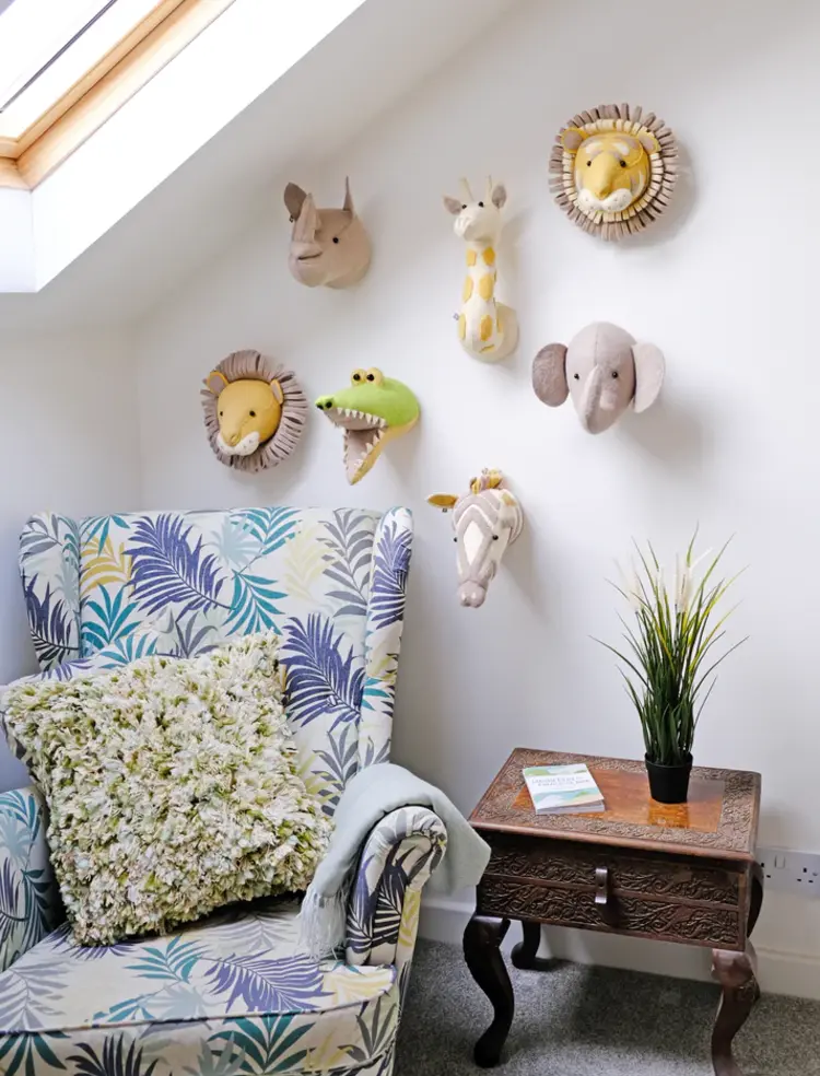 Fiona Walker England Noahs Ark Animal Head Tiger - Mini