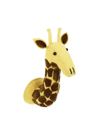 Fiona Walker England Animal Head Giraffe - Mini