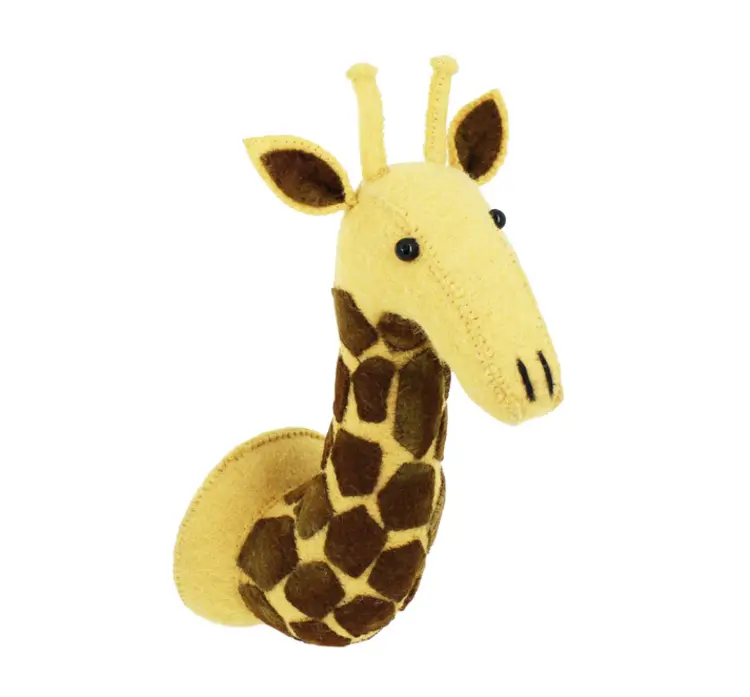 Fiona Walker England Animal Head Giraffe - Mini