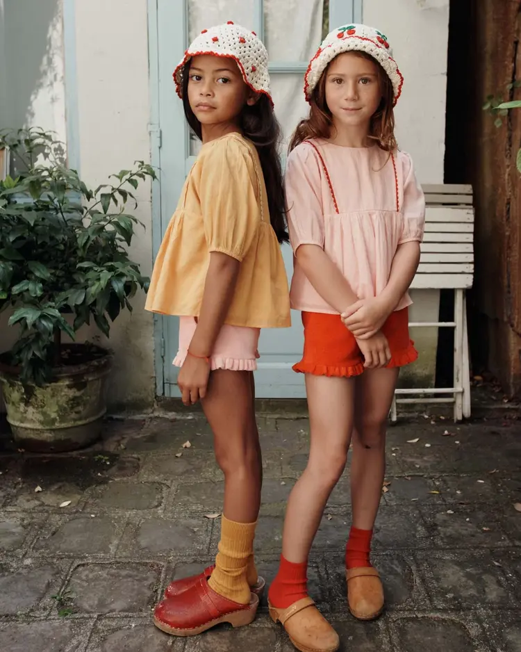 Emile et ida Short Volant Eponge - Blossom