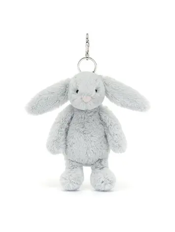 Jellycat Bashful Silver Bunny Bag Charm