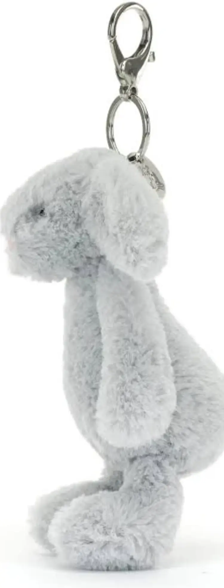 Jellycat Limited Bashful Silver Bunny Bag Charm