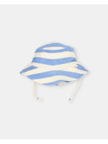 Buho Terry Stripes Hat - Bluette