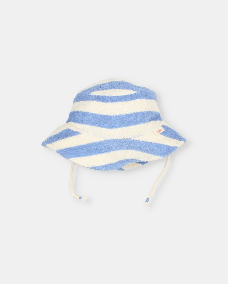 Buho Terry Stripes Hat - Bluette