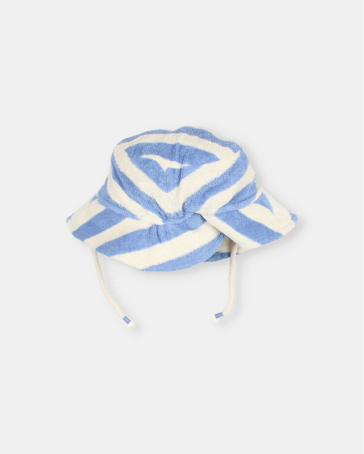 Buho Terry Stripes Hat - Bluette