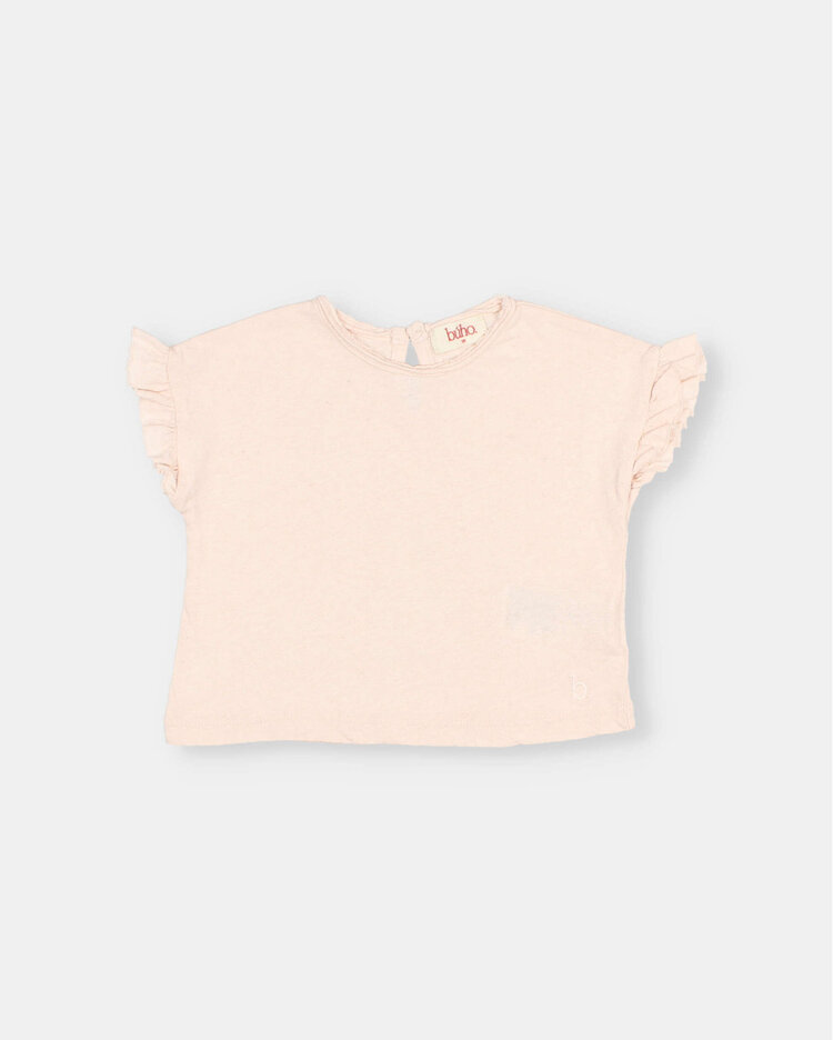 Buho Girly T-shirt - Cream Pink