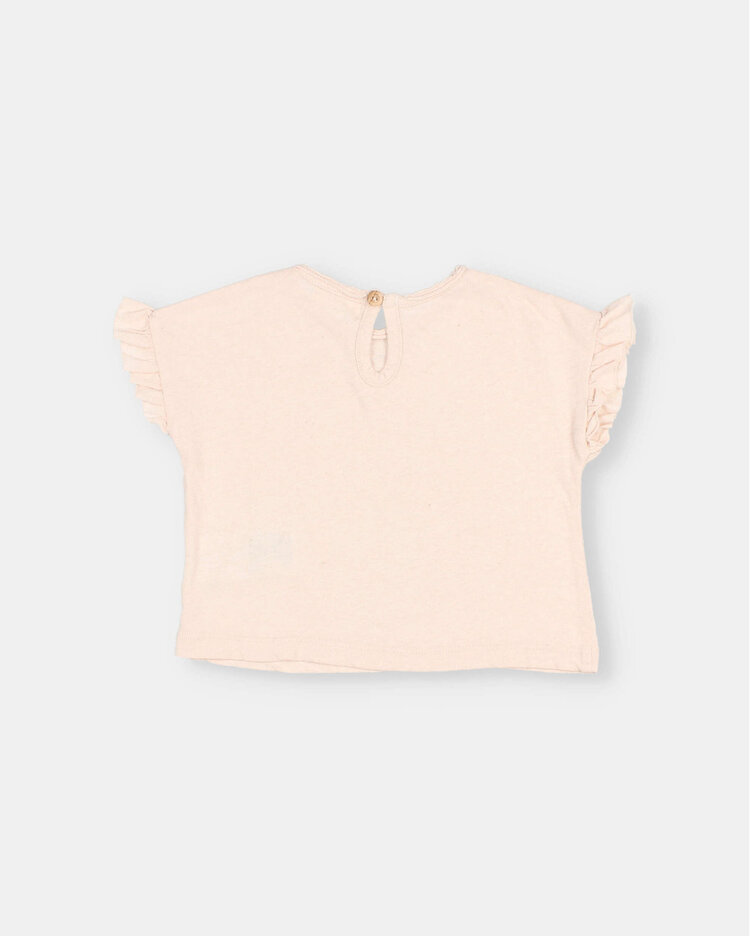 Buho Girly T-shirt - Cream Pink