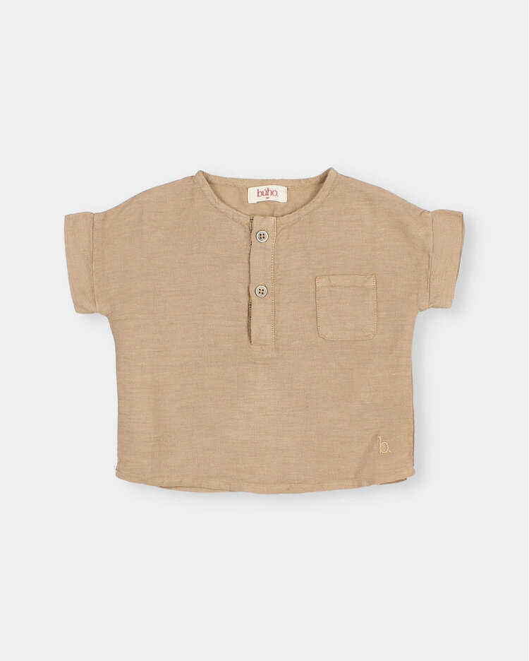Buho Linen Shirt - Safari