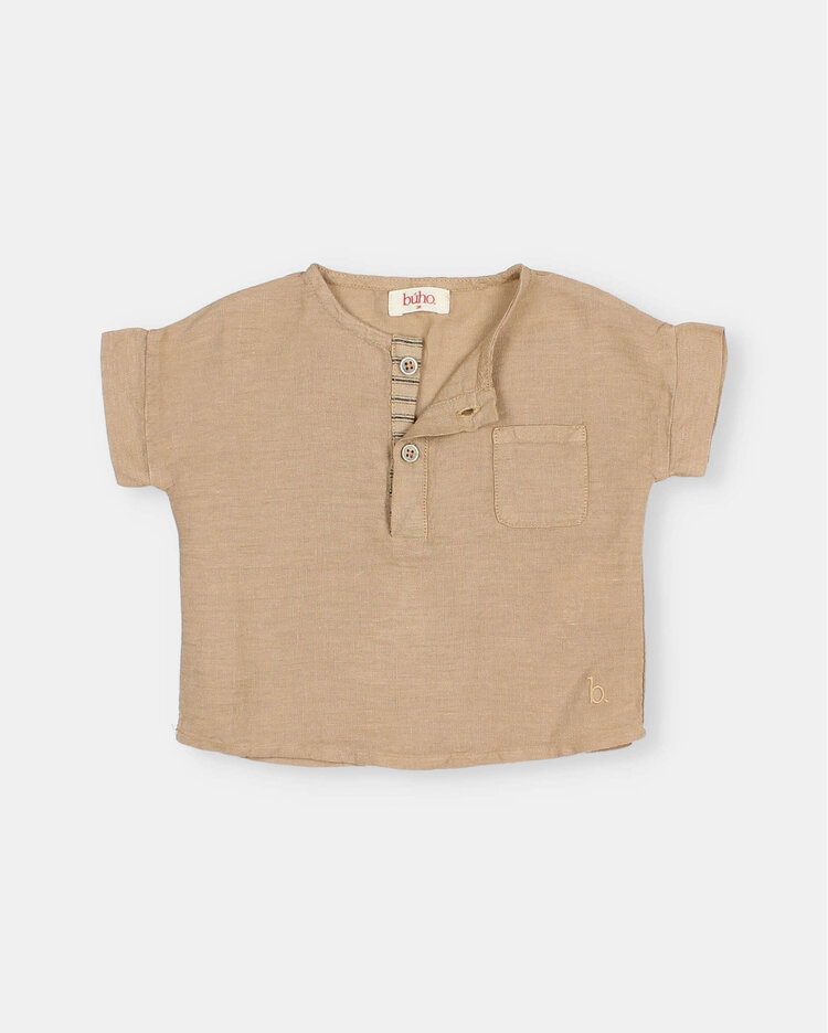 Buho Linen Shirt - Safari