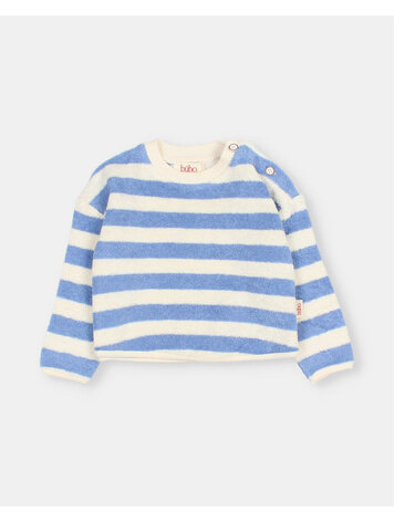 Buho Terry Stripes Sweatshirt - Bluette