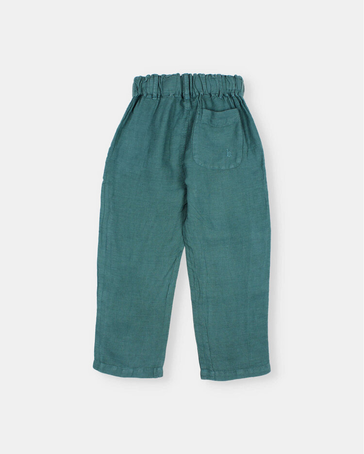 Buho Linen Pants - Green Lake