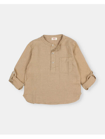 Buho Linen Kurta - Safari