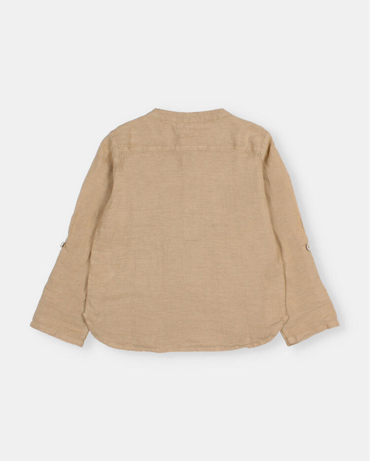 Buho Linen Kurta - Safari