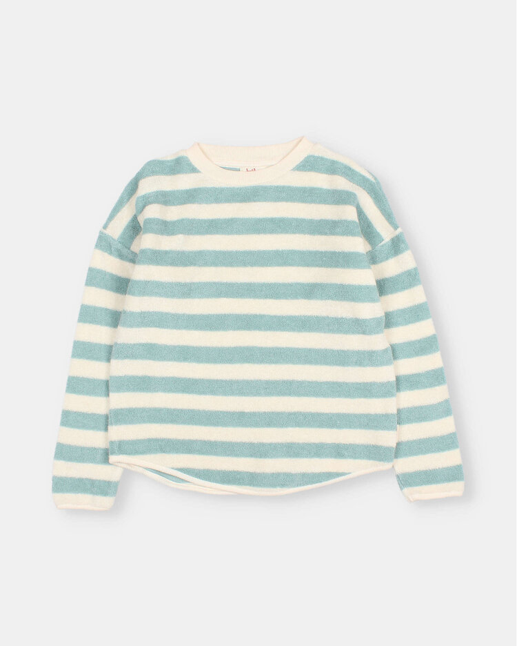 Buho Terry Stripes Sweatshirt - Green Moss
