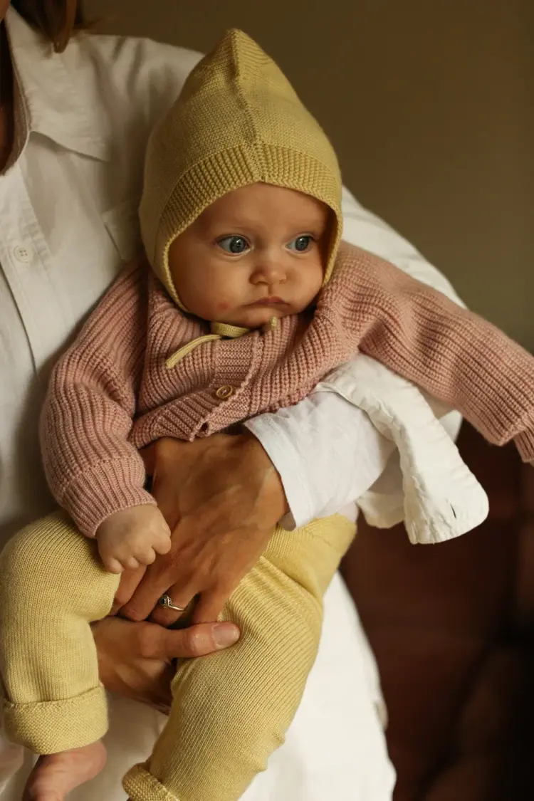 Hvid Cardigan Inga - Powder