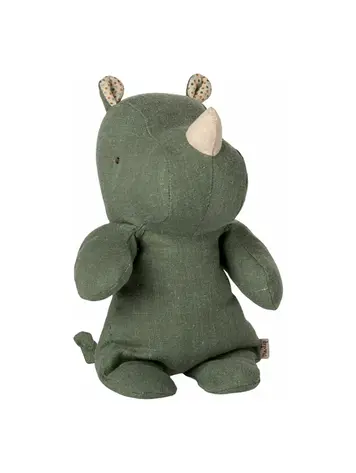 Maileg Safari Friends, Small Rhino - Sage