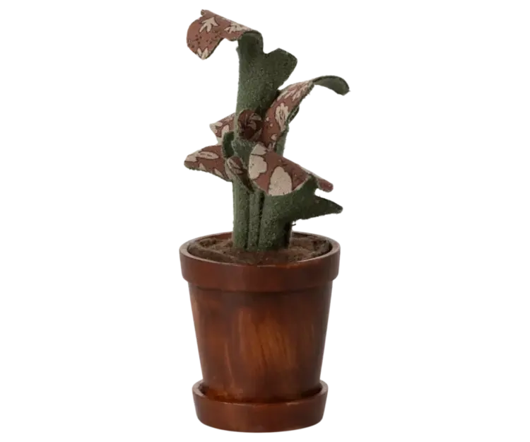 Maileg Flower pot with plant, Miniature