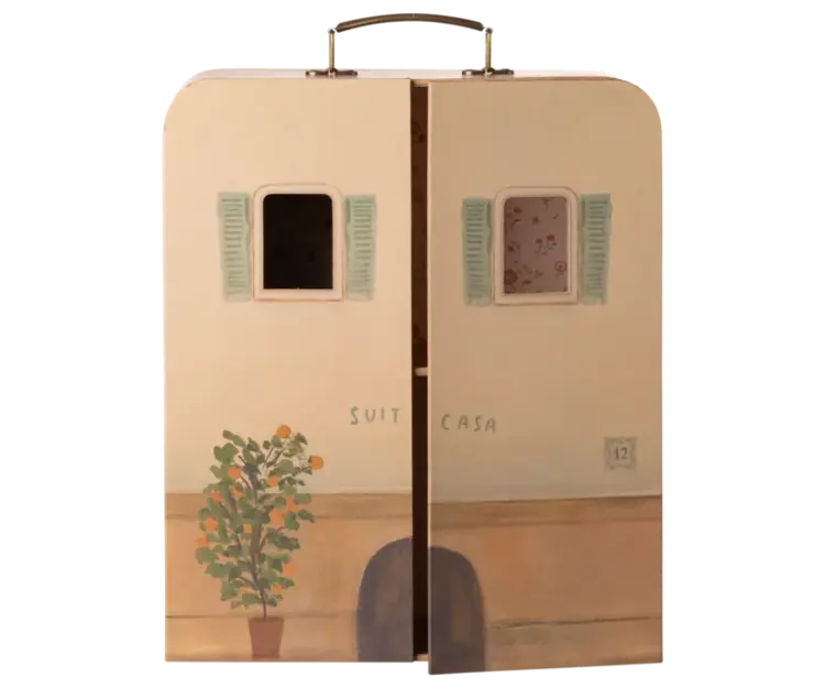 Maileg SuitCasa, Little Sister And Brother Mouse