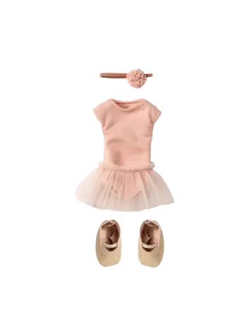 Maileg Ballet Suit And Skirt Rose, Size 2