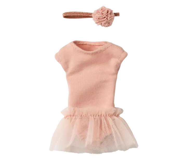 Maileg Ballet Suit And Skirt Rose, Size 1