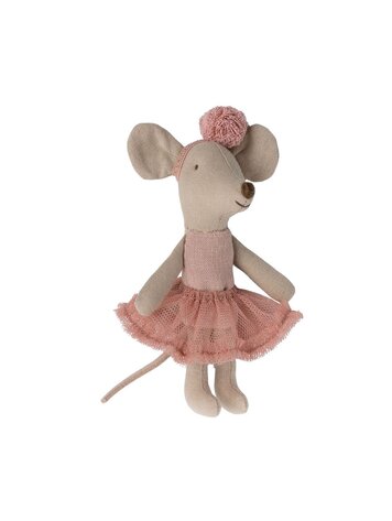 Maileg Ballerina Mouse, Little Sister - Rose