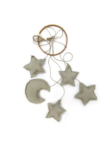 Babyshower Night Sky Crib Mobile - Dune Powder