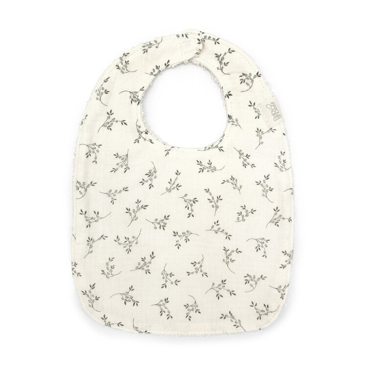 Babyshower Big Brother Bib - Olive Bloom
