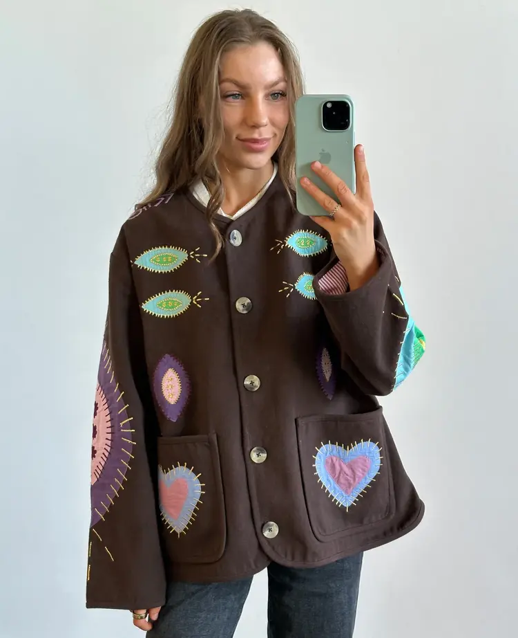 Sissel Edelbo Maggie Jacket - Fudge Brown