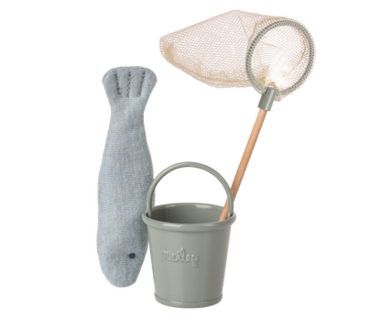 Maileg Fishing set, Mouse