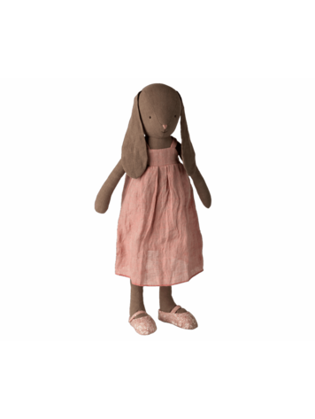 Maileg Bunny, Size 4 - Brown - Dress And Shoes