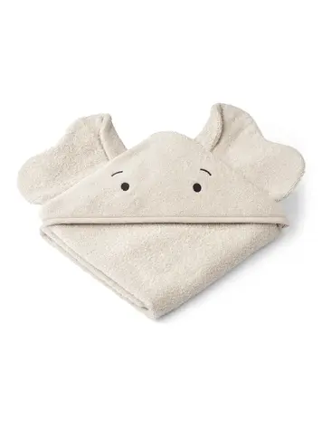 Liewood Albert Olifant Badjas Met Capuchon - Sandy