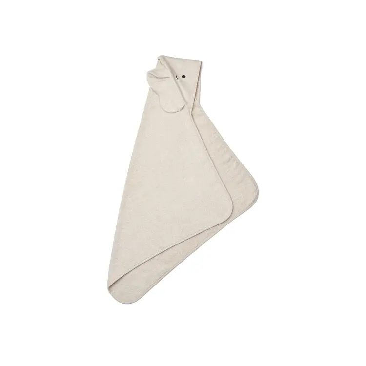 Liewood Albert Elephant Hooded Towel -Sandy