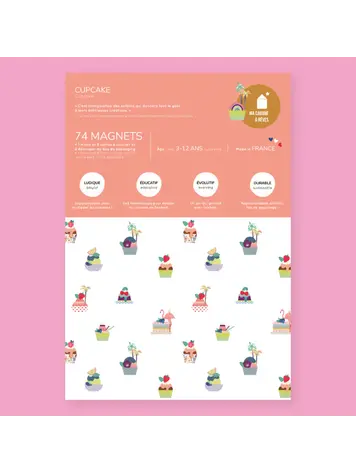Magnetic Game - Cupcake