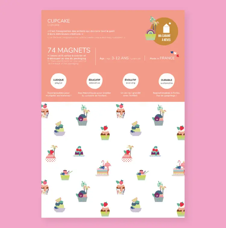 Magnetic Game - Cupcake