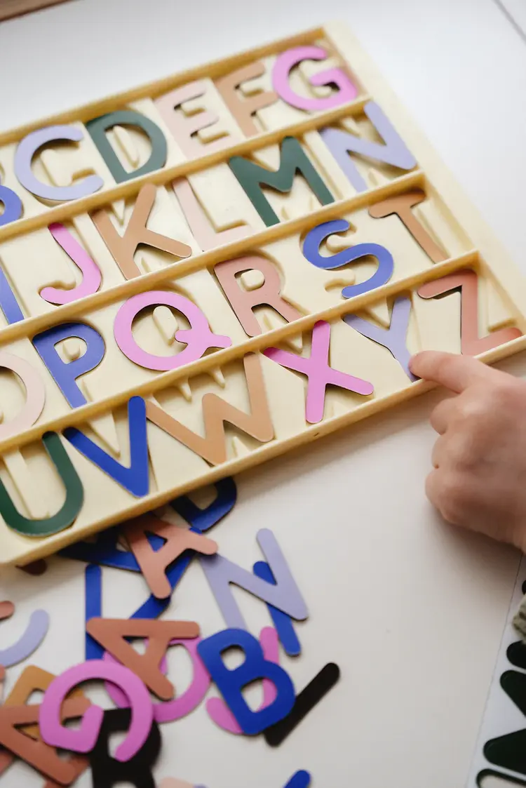 Magnetic Alphabet - 104 Capital Letters