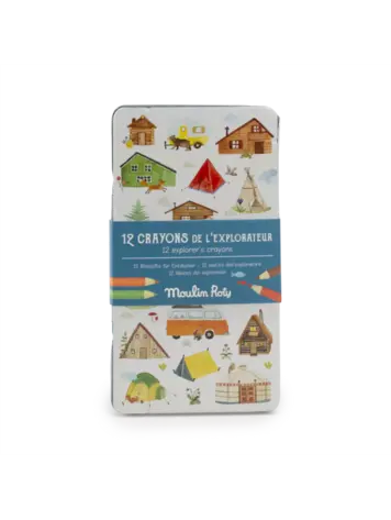 Moulin Roty 12 Colored Pencils - The Explorer Le Jardin du Moulin