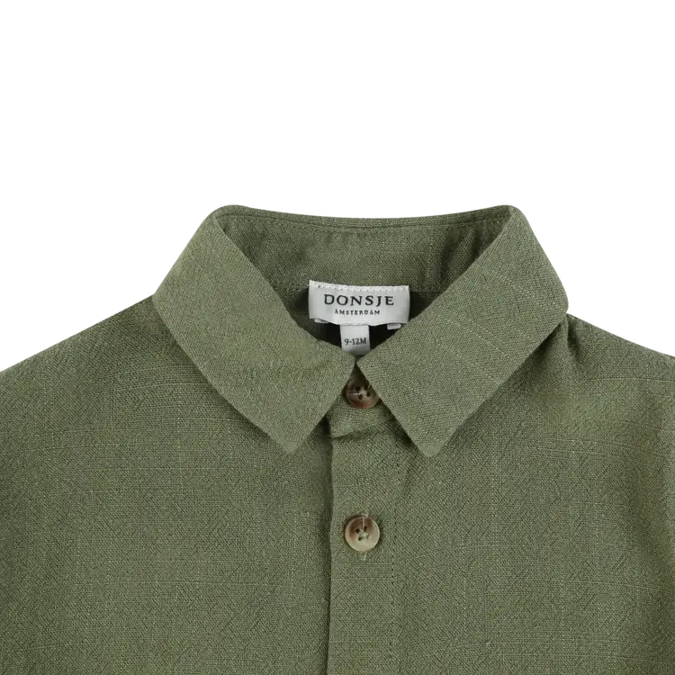 Donsje Amsterdam Brammie Shirt - Jade Green