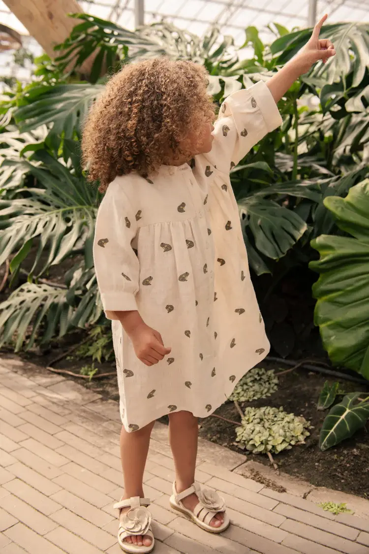 Donsje Amsterdam Ulda Dress Frogs - Warm White