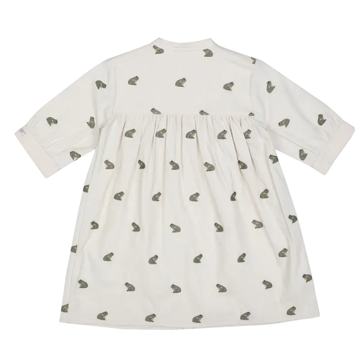 Donsje Amsterdam Ulda Dress Frogs - Warm White