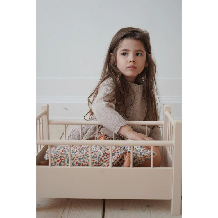 Konges Sløjd Doll Bed Wood - Ecru