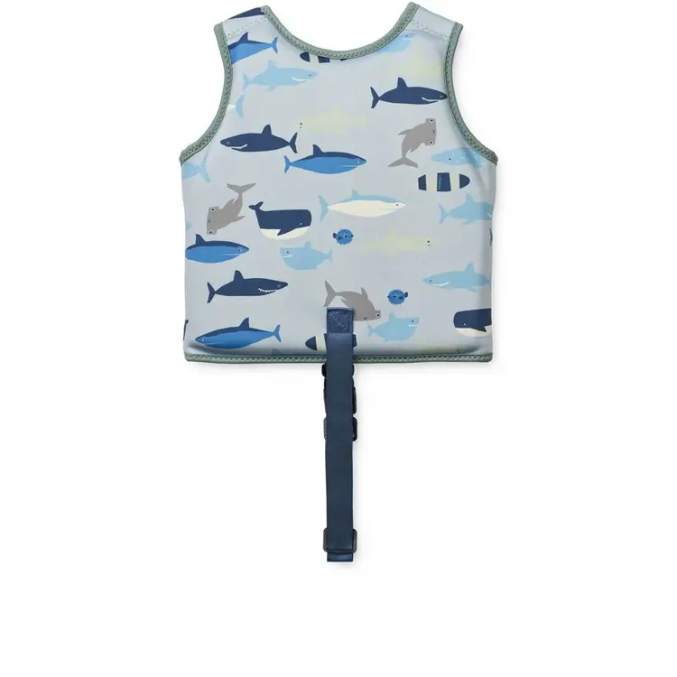 Liewood Dove Swim Vest - Shark/Dove Blue