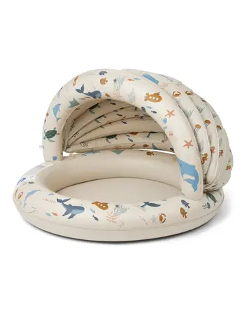 Liewood Hadleia Printed Canopy Pool - Sea Creature/Sandy